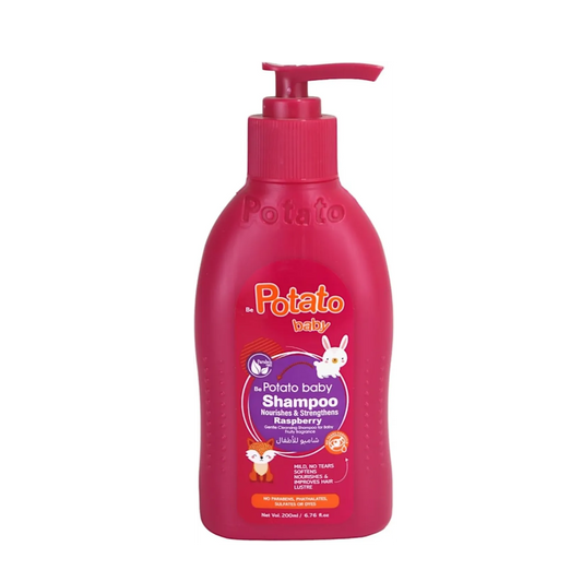 Potato | Baby Shampoo Nourishes & Strengthens Parapen Free With Raspberry | 200ml