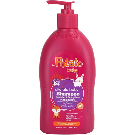 Potato | Baby Shampoo Nourishes & Strengthens Parapen Free With Raspberry | 400ml