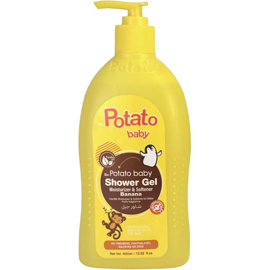 Potato | Baby Shower Gel Moisturizer & Softener Parapen Free With Banana | 400ml