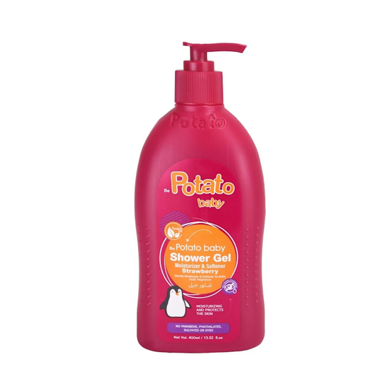 Potato | Baby Shower Gel Moisturizer & Softener Parapen Free With Strawberry | 400ml