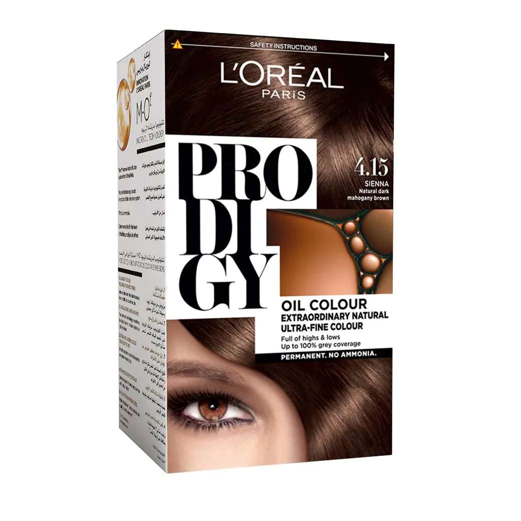 L'Oreal Paris | Prodigy Ammonia Free Hair Color | 4.15 Frosted Brown