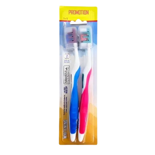 1+1 Medimix | Promotion Whitening Toothbrush Medium with Cover