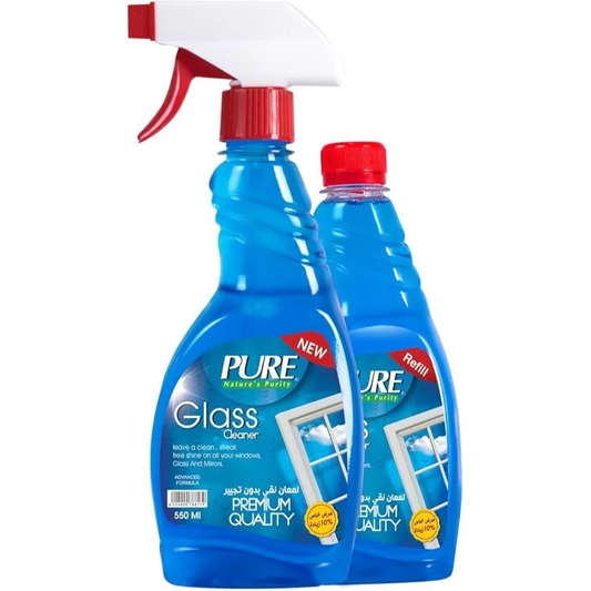 Pure | Glass Cleaner | 550ml | 2Pcs