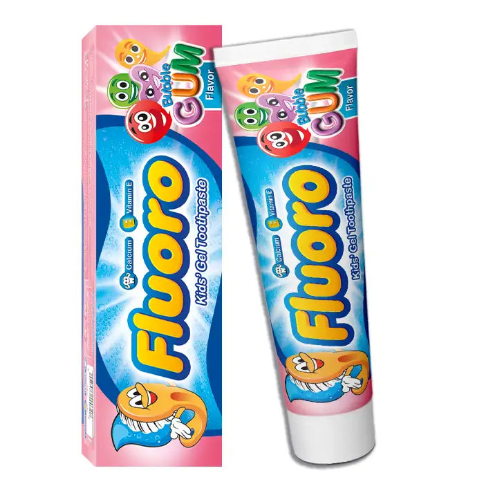 Fluoro Kids Toothpaste With Bubble Gum Flavour 50 Gm