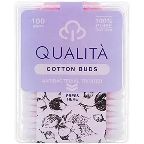 Qualita | Cotton Buds 100 buds | 100pcs