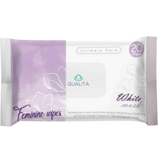 Qualita | Feminine Wet Wipes | 20 Pcs