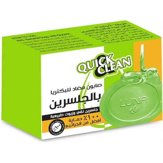 Quick & Clean | Antiseptic Glycerin and natural oils Soap | 115gm
