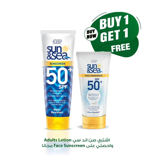Eva Sun & Sea Adults Lotion + Normal Face Sunscreen Free