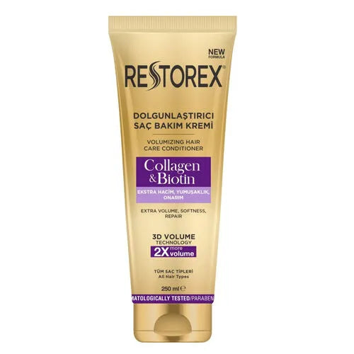 Restorex | Volumizing & Repairing Conditioner with Collagen & Biotin | 250ml