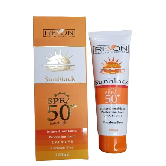 Revon | Sun Block Cream Sunscreen Tinted Light | 120ml