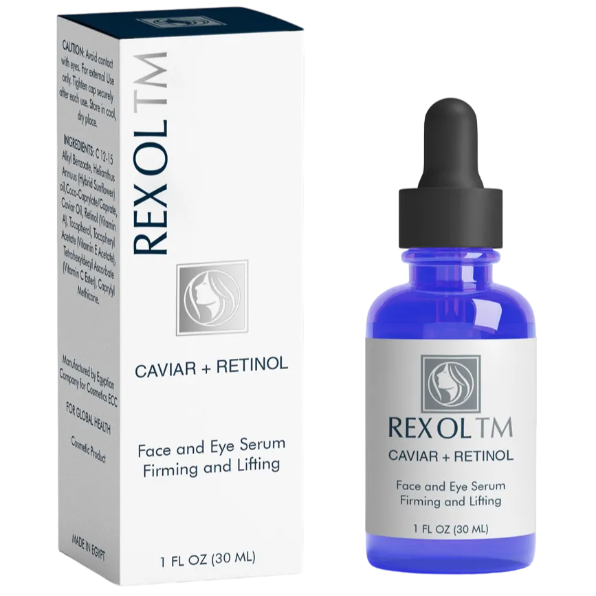 Rexol Tm | Caviar + Retinol Anti Wrinkle Eye Serum | 30ml