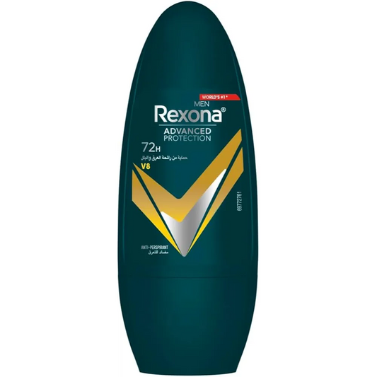 Rexona | Men Advanced Protection 72H+ Antiperspirant Deodorant V8 Roll On | 50ML
