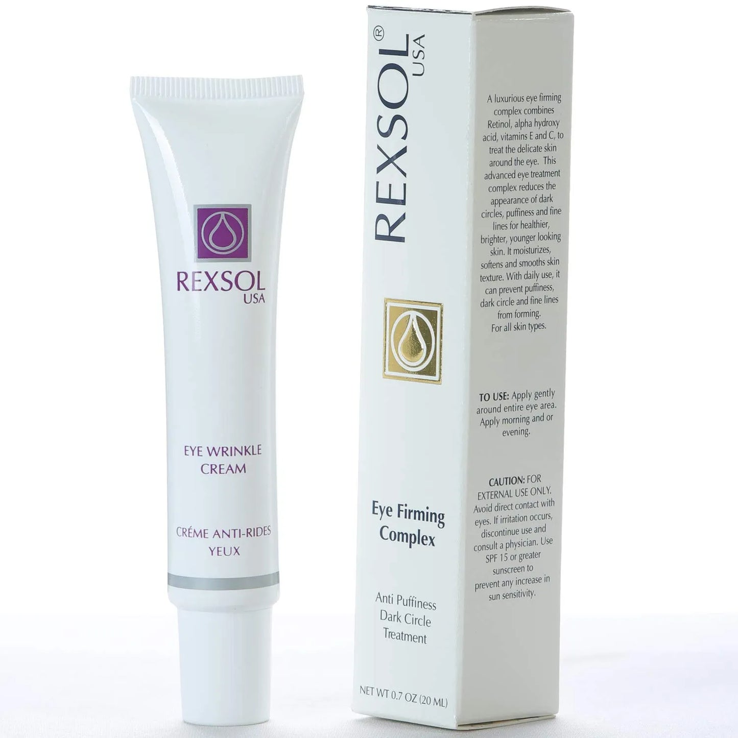 Rexsol | Eye Firming Cream for All Skin Types | 20ml