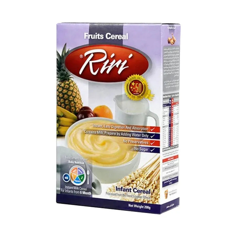 Riri | Wheat & Milk and Fruits Infant Cereal | 200gm