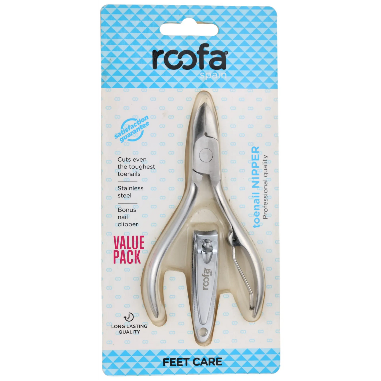 Roofa Spain | Toenail Nipper + Fingernail Clipper 028FC