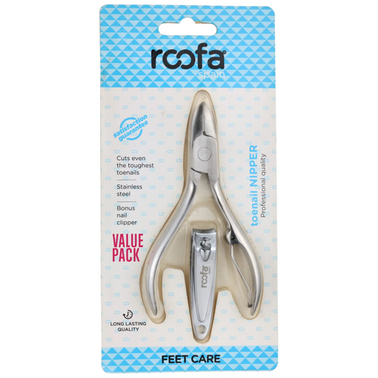 Roofa Spain | Toenail Nipper + Fingernail Clipper 028FC