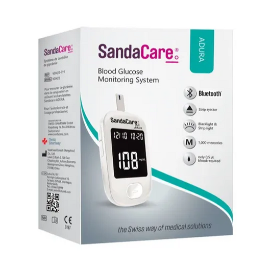 SandaCare | Blood Glucose Meter Adura + Box Test