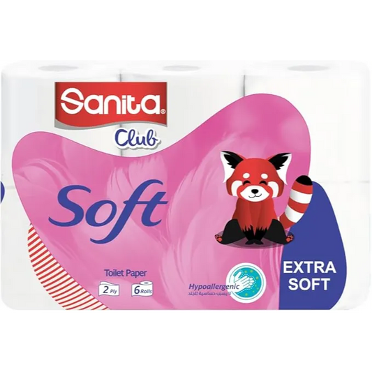 Sanita | Sheet Toilet Tissue Soft | 6Rolls