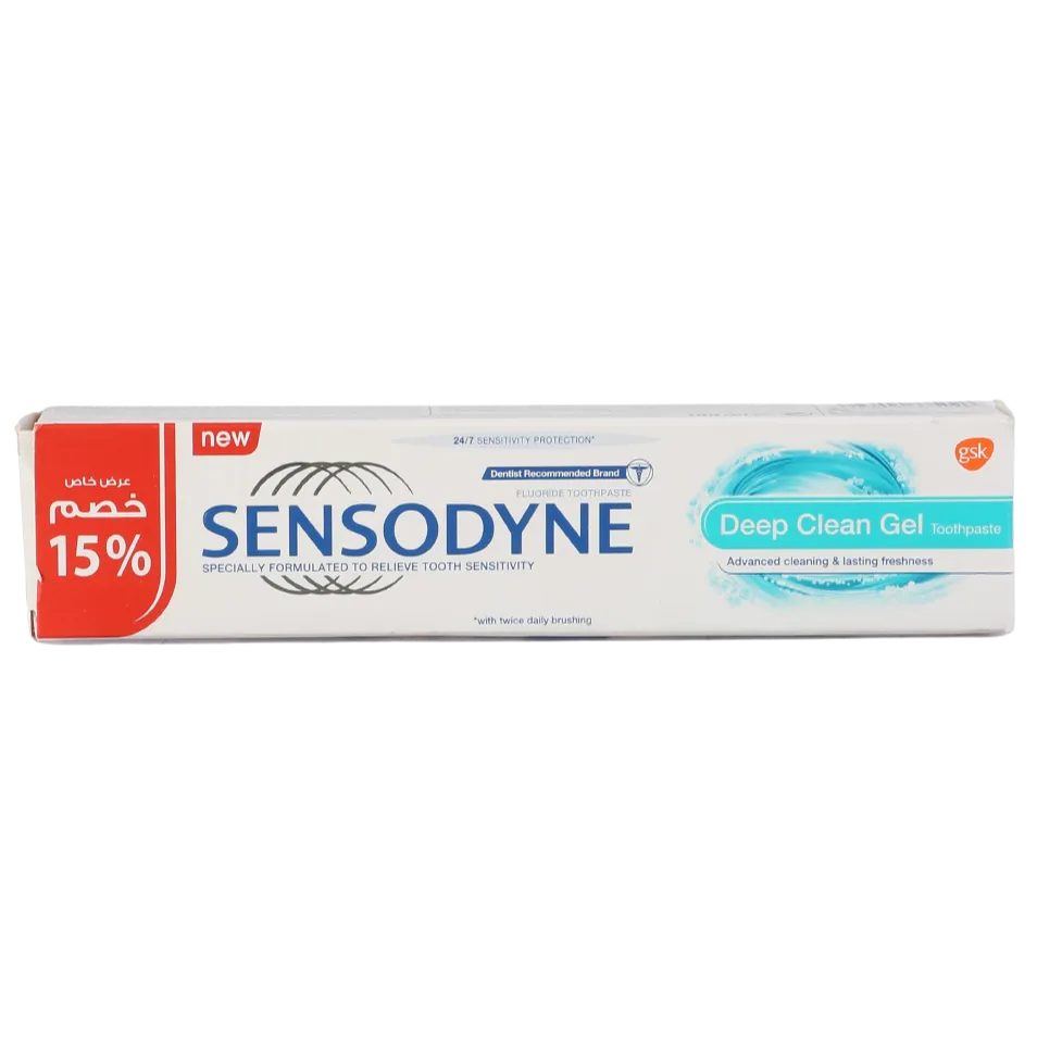 Sensodyne | Deep cleaning gel toothpaste | 50 ml 15% Discount