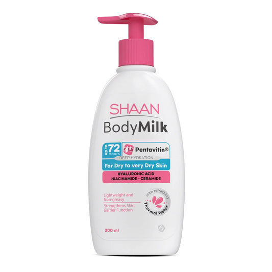Shaan Moisturizing Body Milk for Dry and Very Dry Skin | 300 ml
