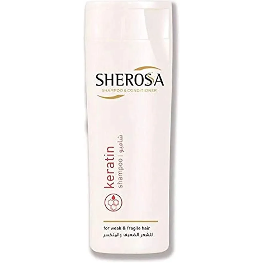 Sherosa | Shampoo and Conditioner Keratin For Weak and Fragile Hair | 400Ml