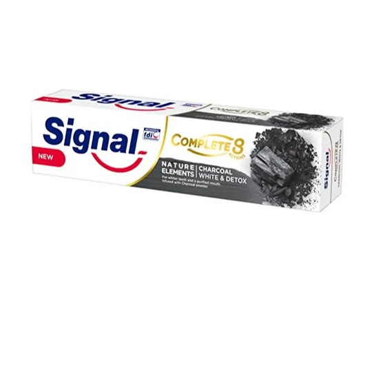 Signal | Complete 8 Charcoal Toothpaste | 100ml | 7 Le Off