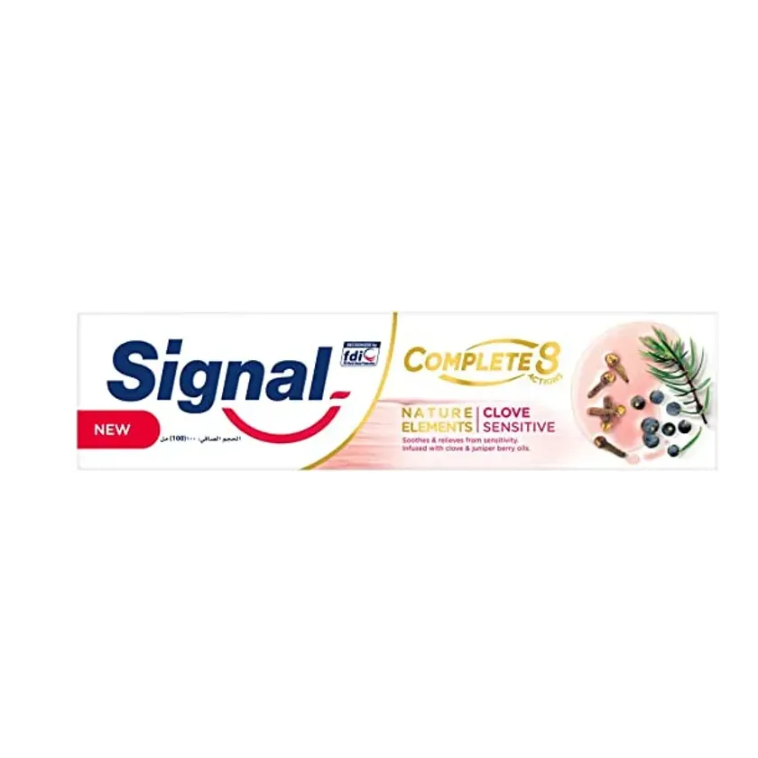 Signal | Complete 8 Toothpaste Clove Sensitive | 100ml | 7 Le Off