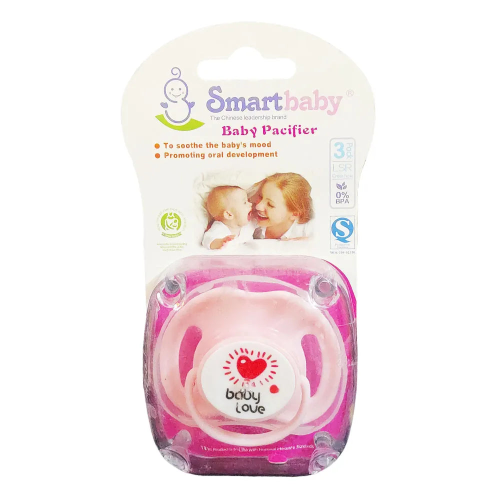 Smart Baby | Pacifier with Cover Pink | 1 Pc