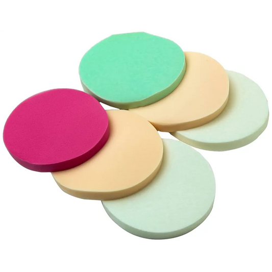 Sonata | Round Makeup Sponge Multicolor | 6 Pcs