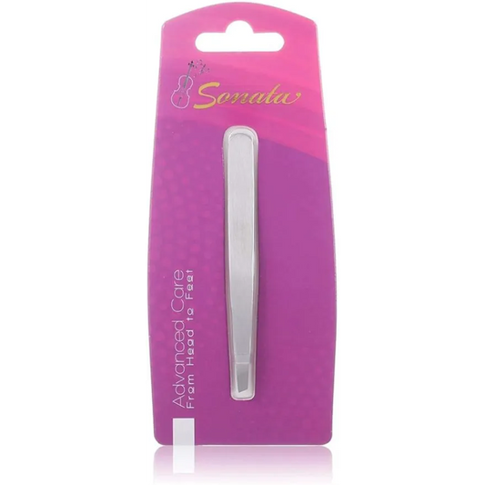 Sonata | Wide Stainless Steel Tweezers with Angled Tip