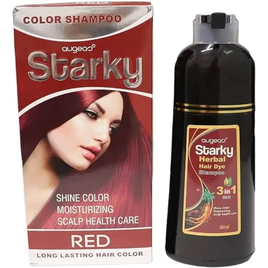 Starky | Herbal Hair Dye Shampoo 3 in1 Red | 500ml