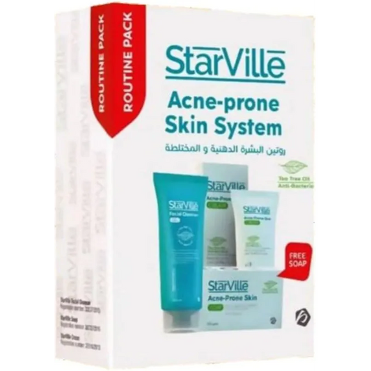 Starville | Offer Gel Cleanser + Acne Cream + Acne Soap
