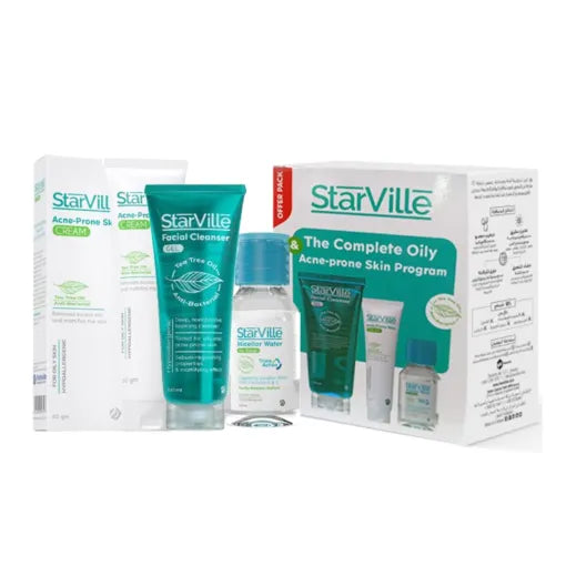 Starville | Cleanser Gel + Acne Cream + Micellar Off