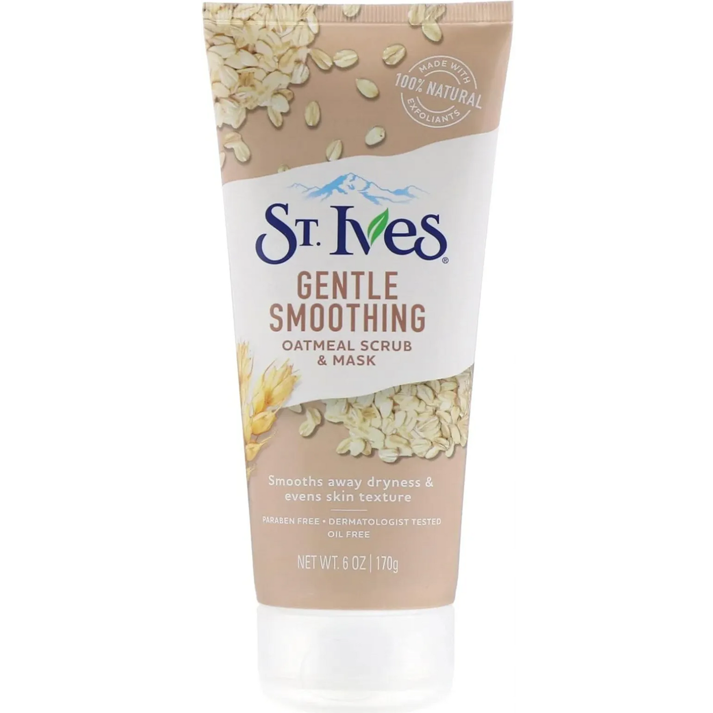 St. ives | nourished and smooth oatmeal face scub and mask |170gm