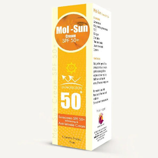 Mol Sun | Anti Wrinkle Sunscreen Cream Spf +50 | 75ml