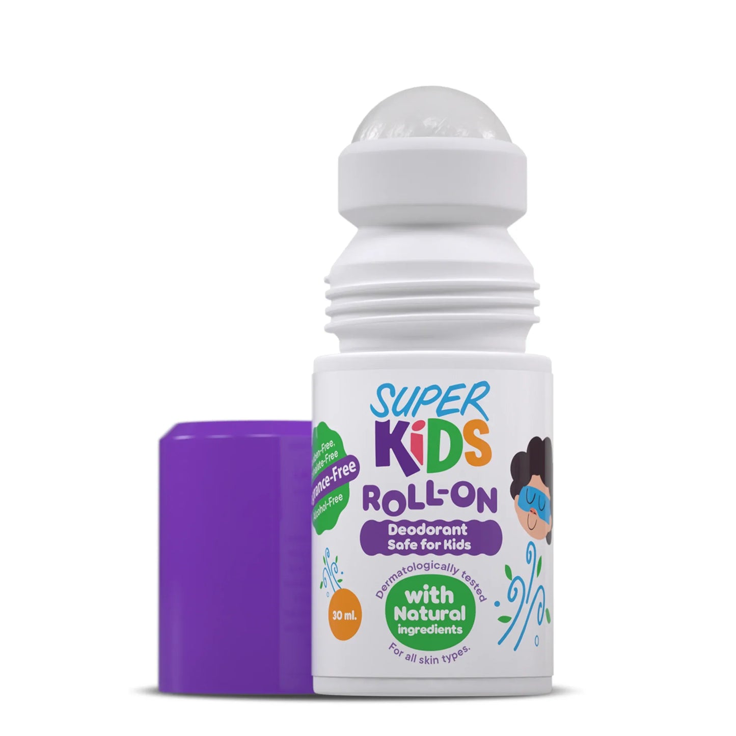 SuperKids | Roll On Fragrance Free | 30ml