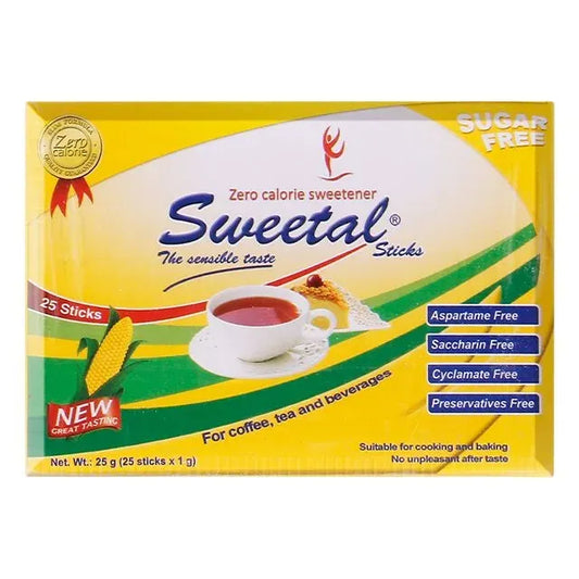 Sweetal | Sticks Diet Sugar - 1gm | 25 Sticks