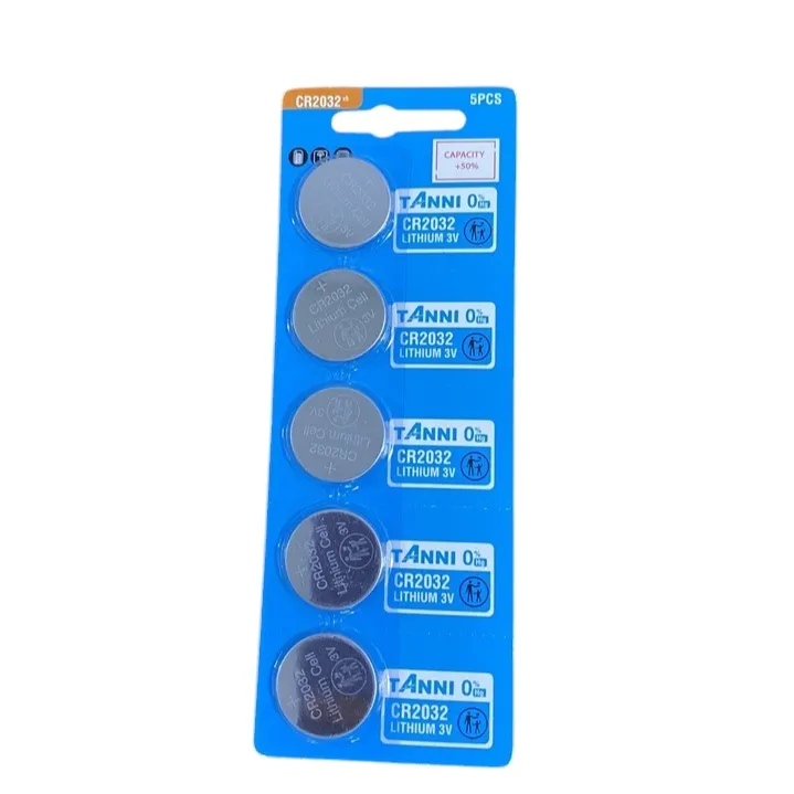Taani | CR2032 3V Lithium Battery | 5 Pcs