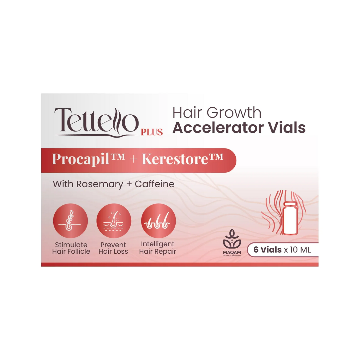 Tettello | Hair Growth Accelerator Vials | 6*10ml