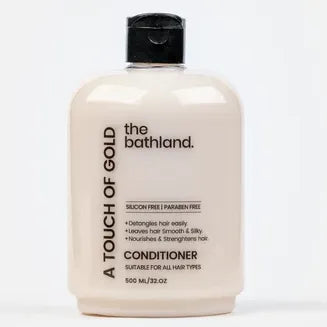 The Bathland | A touch of gold Silicon Free Conditioner | 500ml