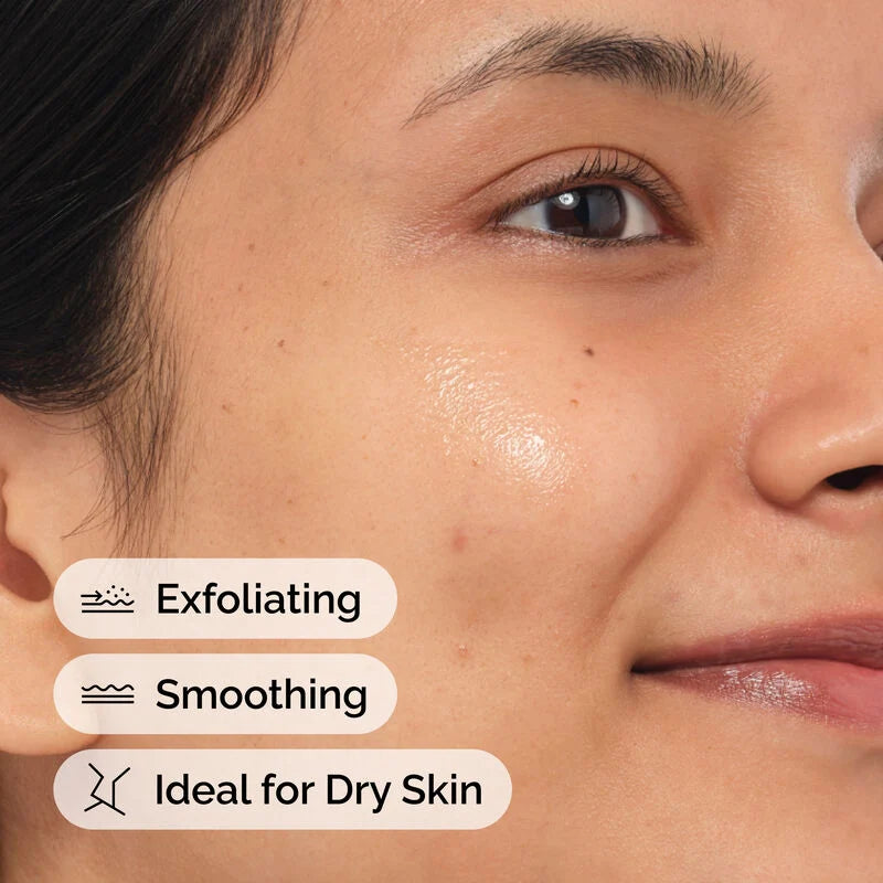 The Ordinary Lactic Acid 10% + HA 30ml exfoliation benefits