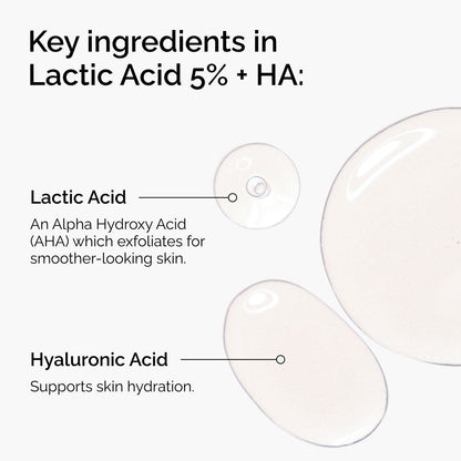 The Ordinary Lactic Acid 5% + HA key ingredients