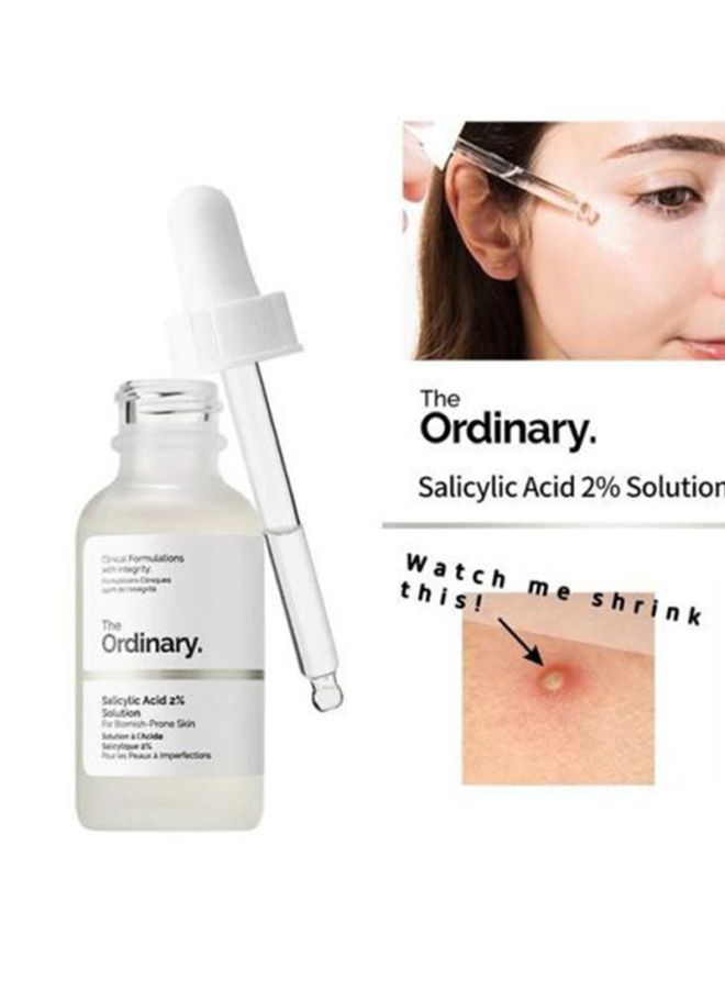 The Ordinary Salicylic Acid 2% Solution 30ml application