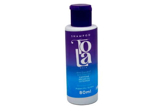 Tola Hair Anti-Dandruff & Anti-Hair Fall Shampoo 80ml front view