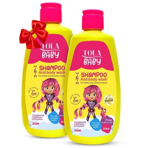 1+1 Tola | Baby Shampoo and Body Wash | 250ml