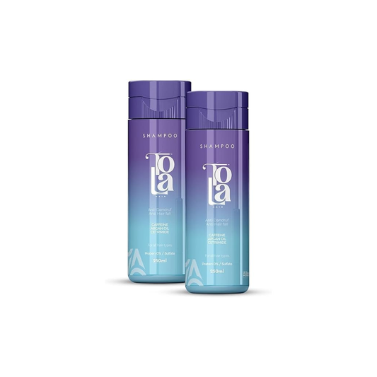 Tola Anti-Dandruff and Hair-Fall Shampoo 250ml pack of 2