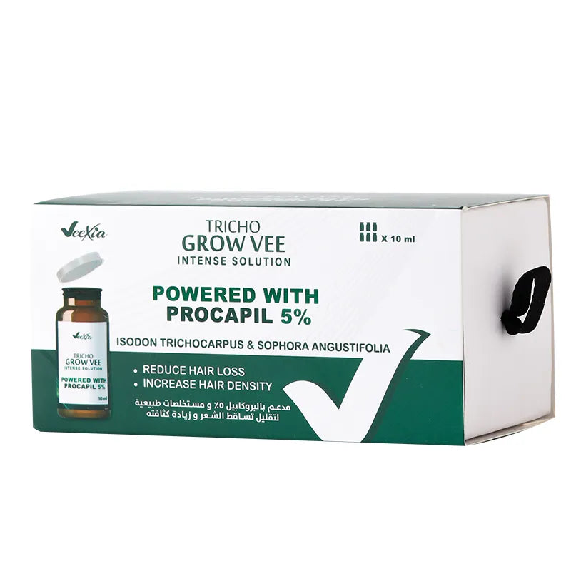 Tricho Grow Vee | Intense Solution Ampoules | 6 Ampoules | 10ml