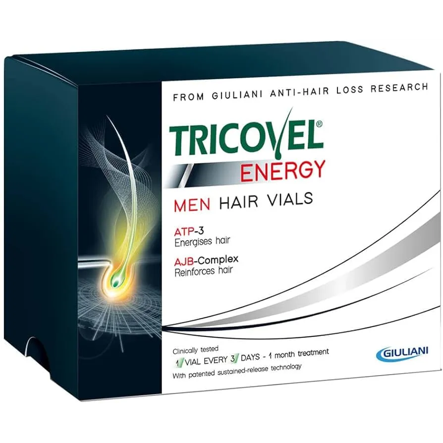 Tricovel | Energy Men Hair Vial To Strengthen Hair | 10X3.5ml