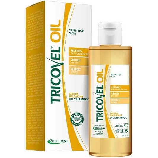 Tricovel | Sebum Balancing Oil Shampoo for Sensitive Scalp | 200ml