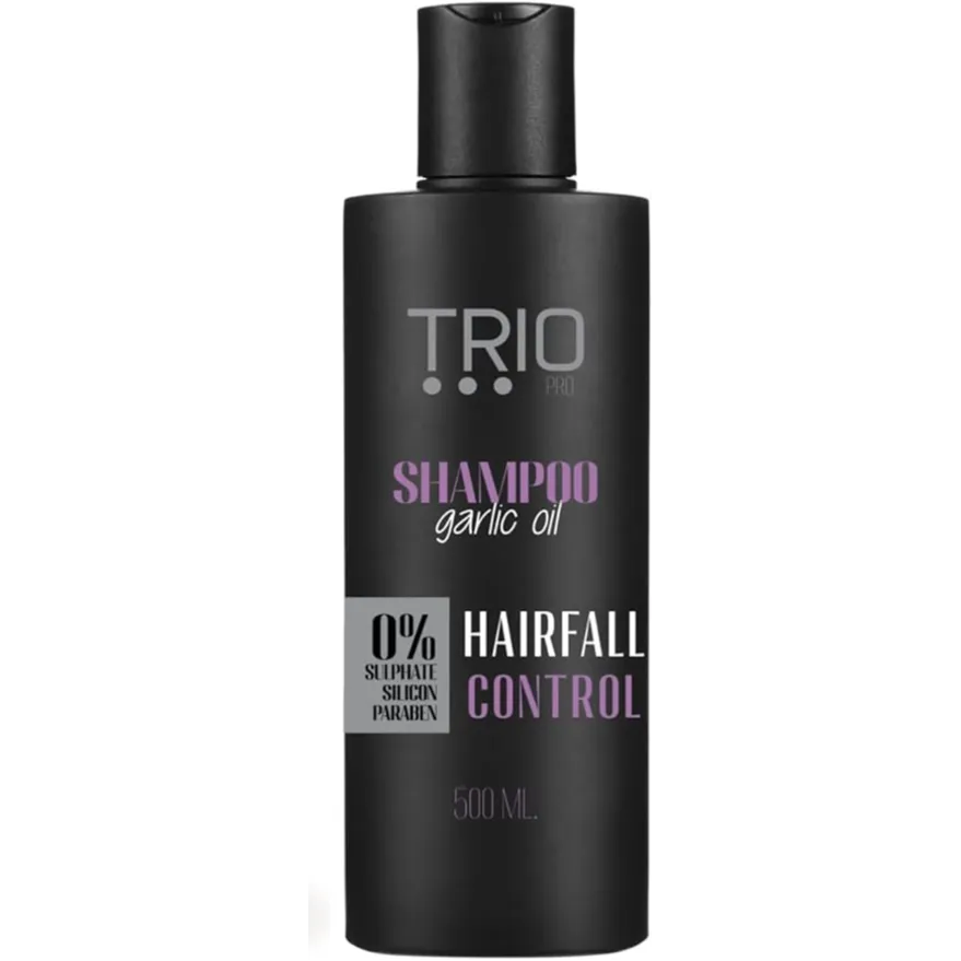 TRIO PRO | Shampoo with Garlic Oil for Anti-Hair Fall | 500ml